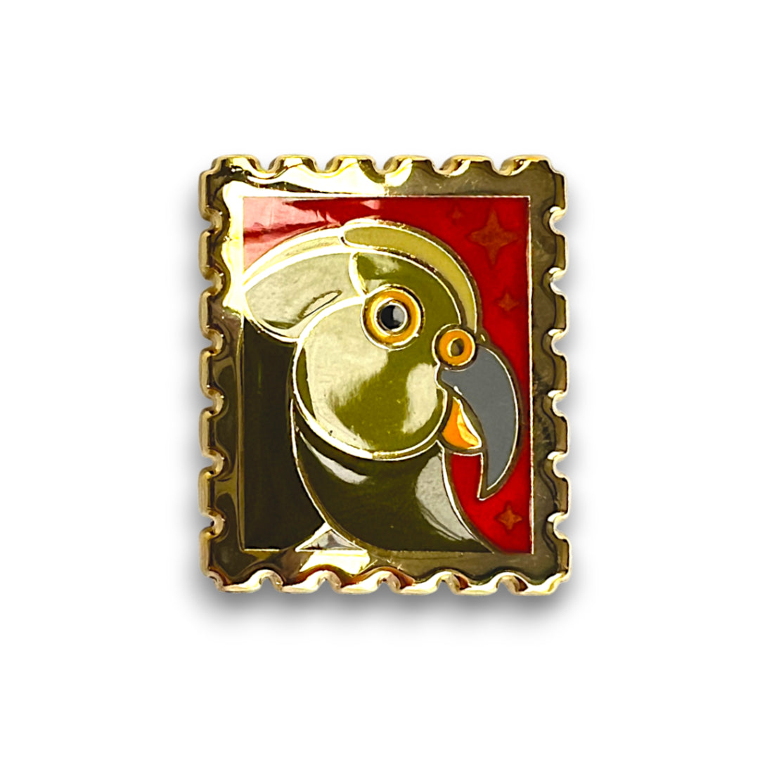 Par Avian IV • Kea Stamp Enamel Pin