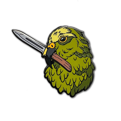 Crime Birds • Kea With Knife Pin