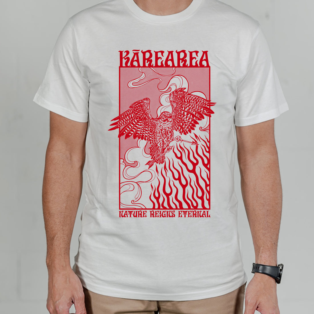 Kārearea T-Shirt • Nature Reigns Eternal