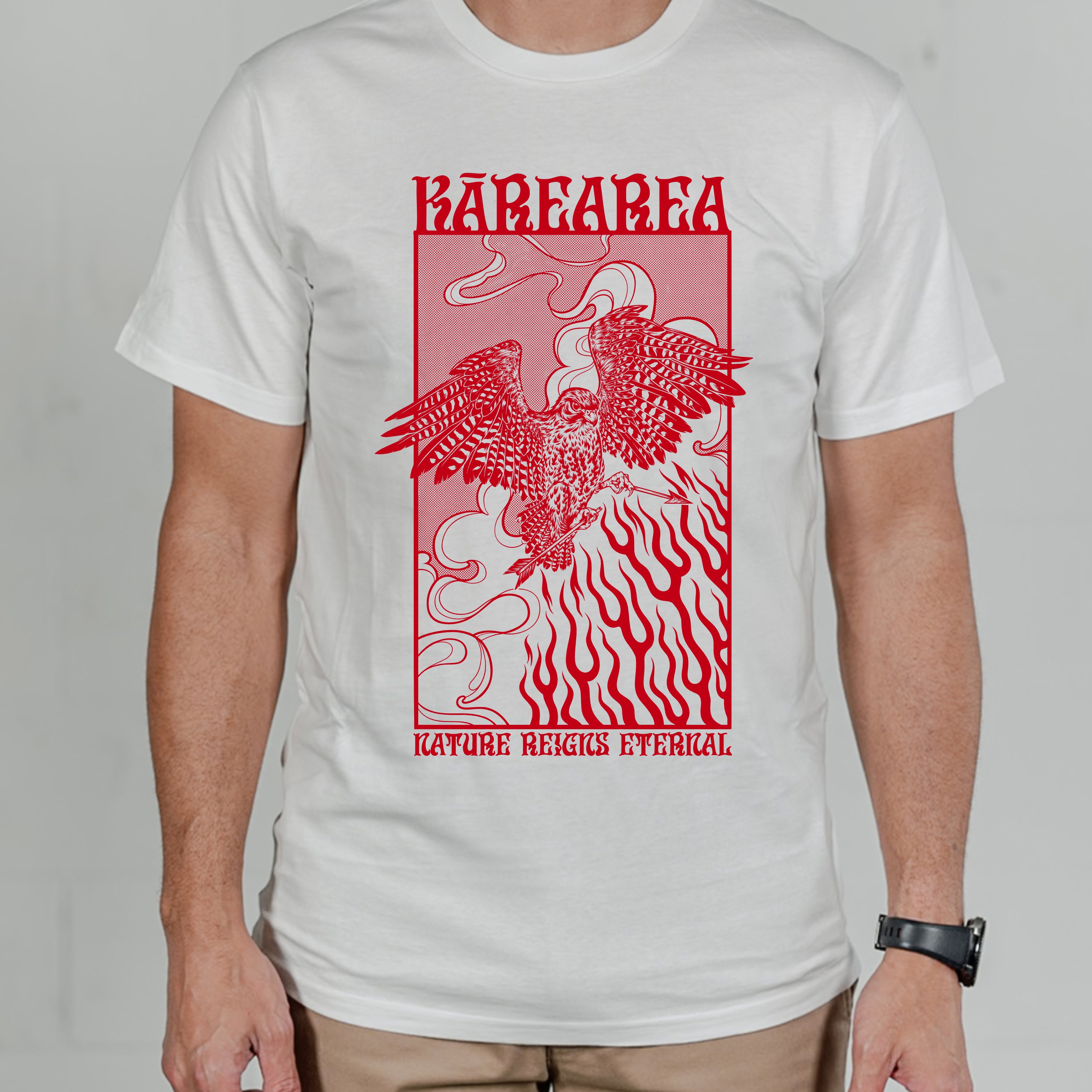 Kārearea T-Shirt • Nature Reigns Eternal