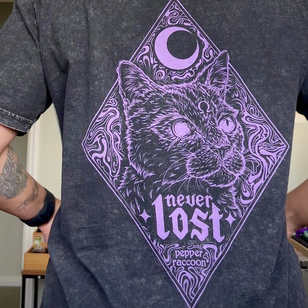 Never Lost Stonewashed T-Shirt