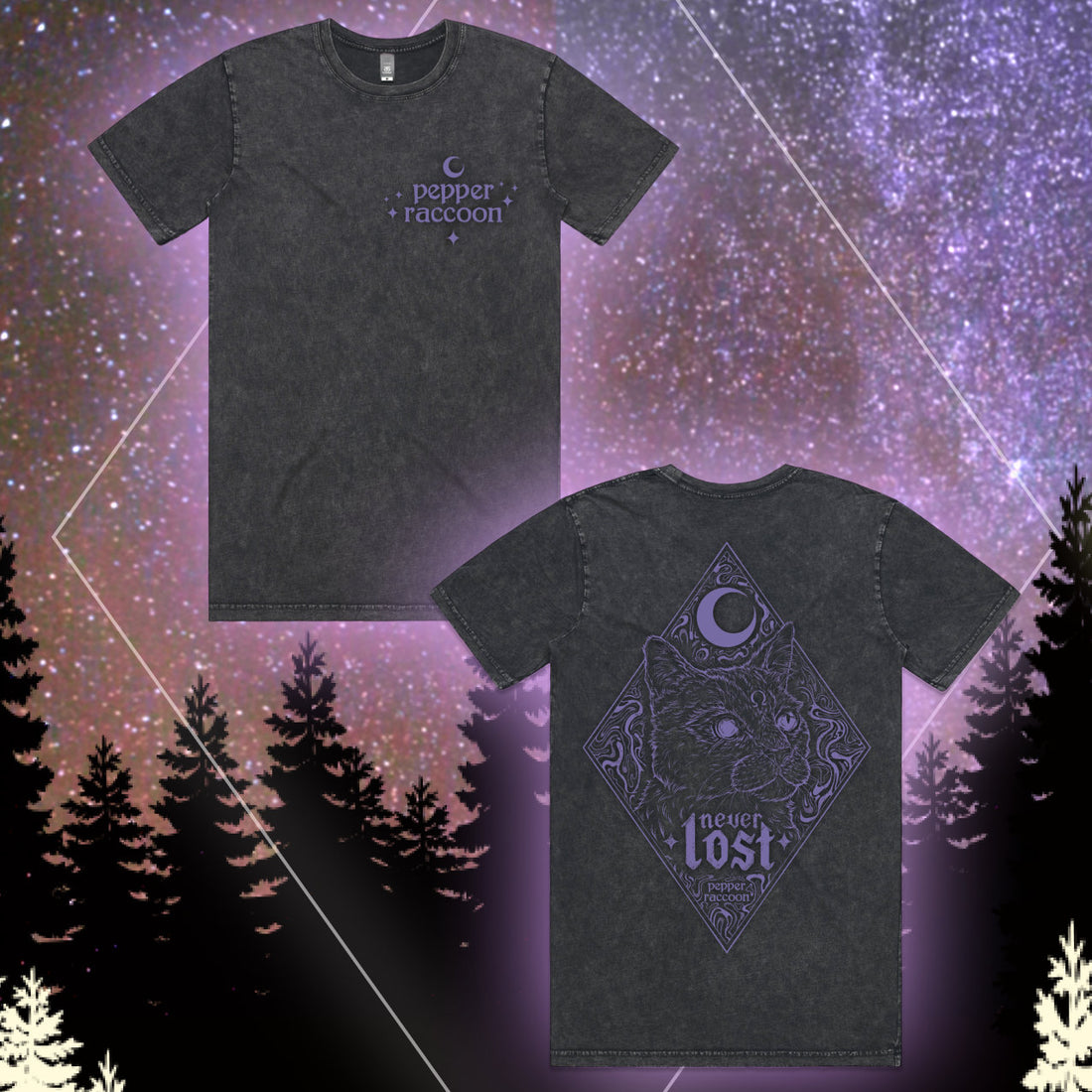 PRE-ORDER: Never Lost Stonewashed T-Shirt