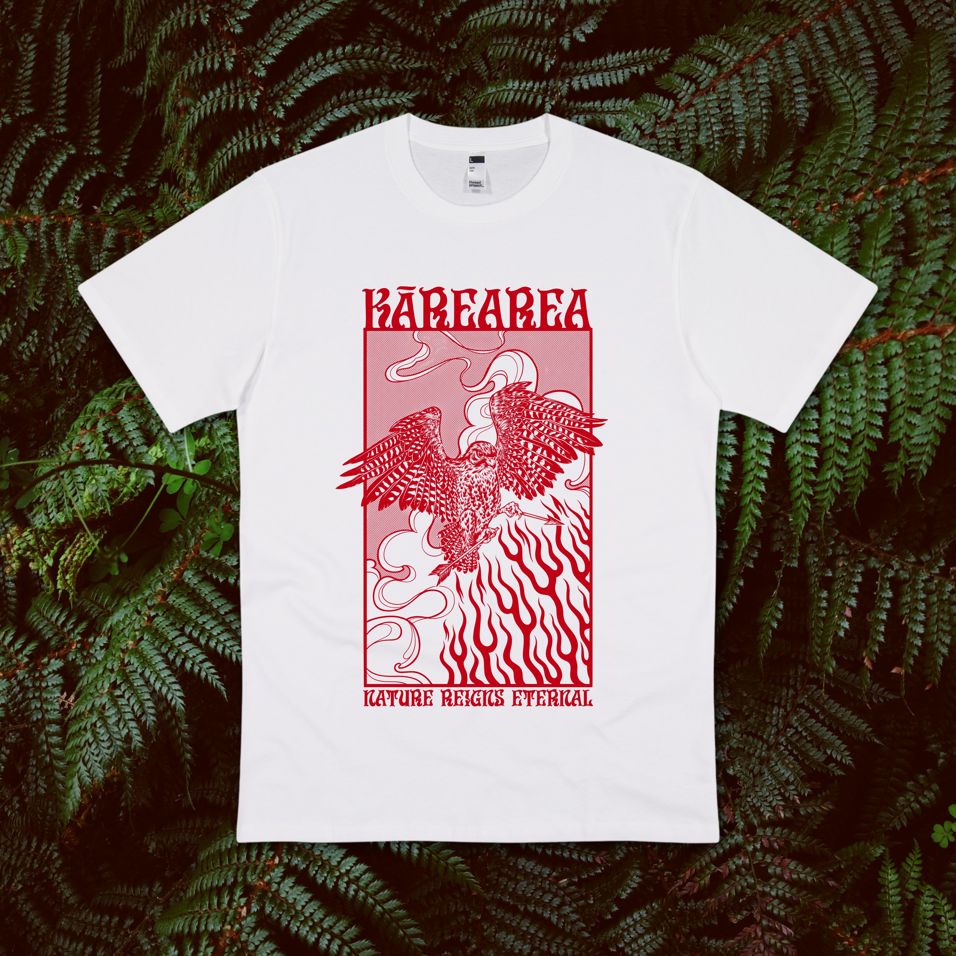 Kārearea T-Shirt • Nature Reigns Eternal