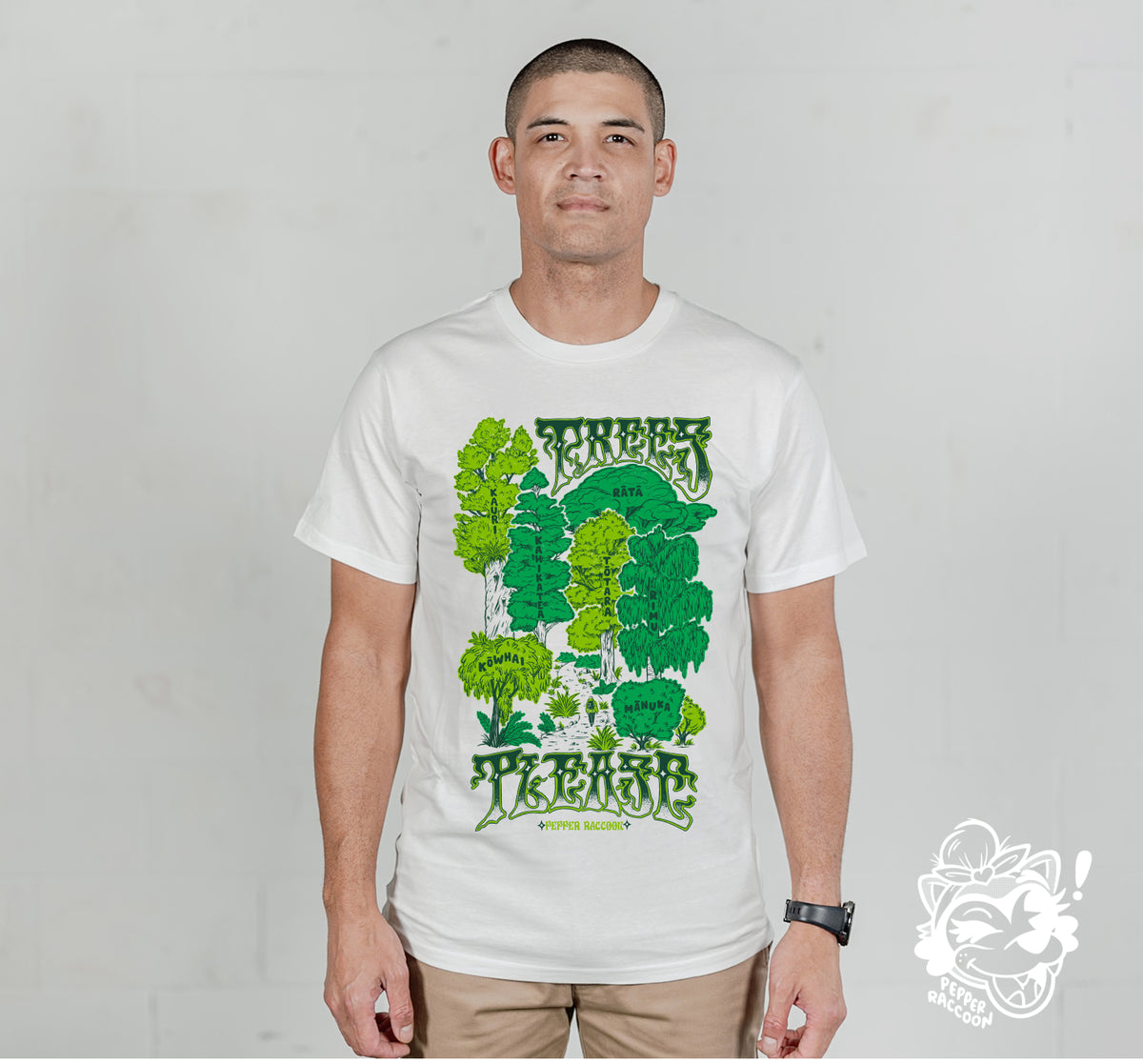 Trees Please T-Shirt • Aotearoa Native Trees