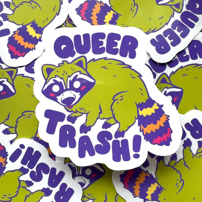 Queer Trash! Jumbo Vinyl Sticker